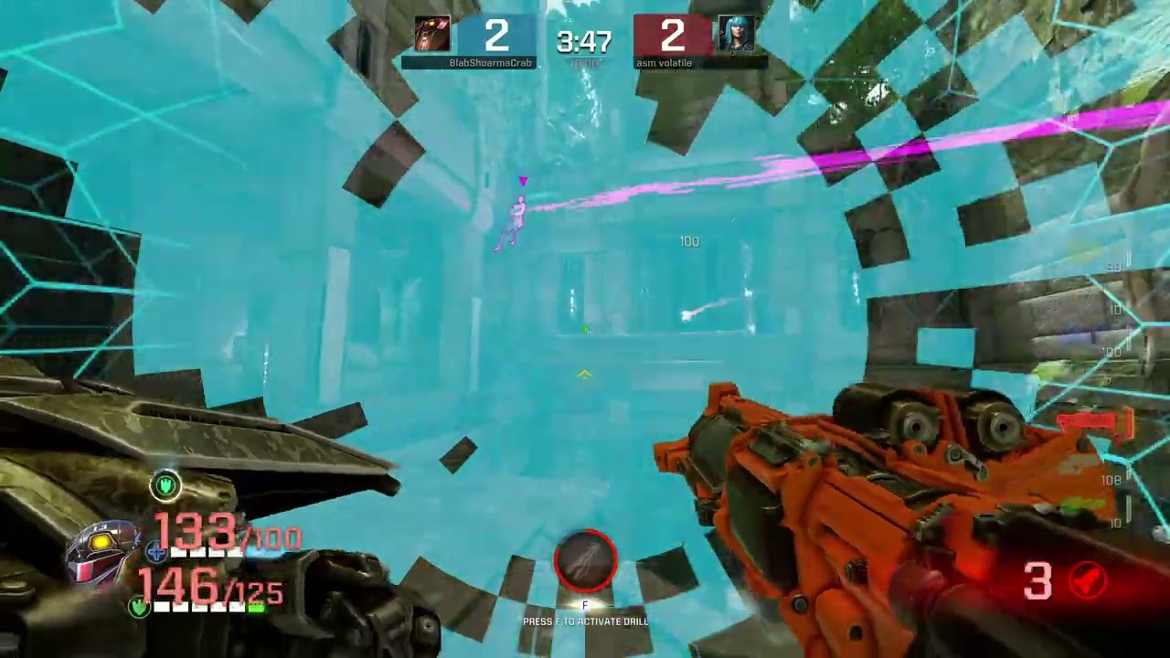 Quake Champions 1on1 VS asm volatile /overtime