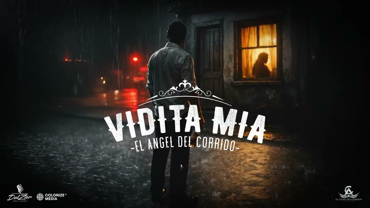 El Angel del Corrido y Sus Plebes - Vidita Mía (Visualizer Lyrics)