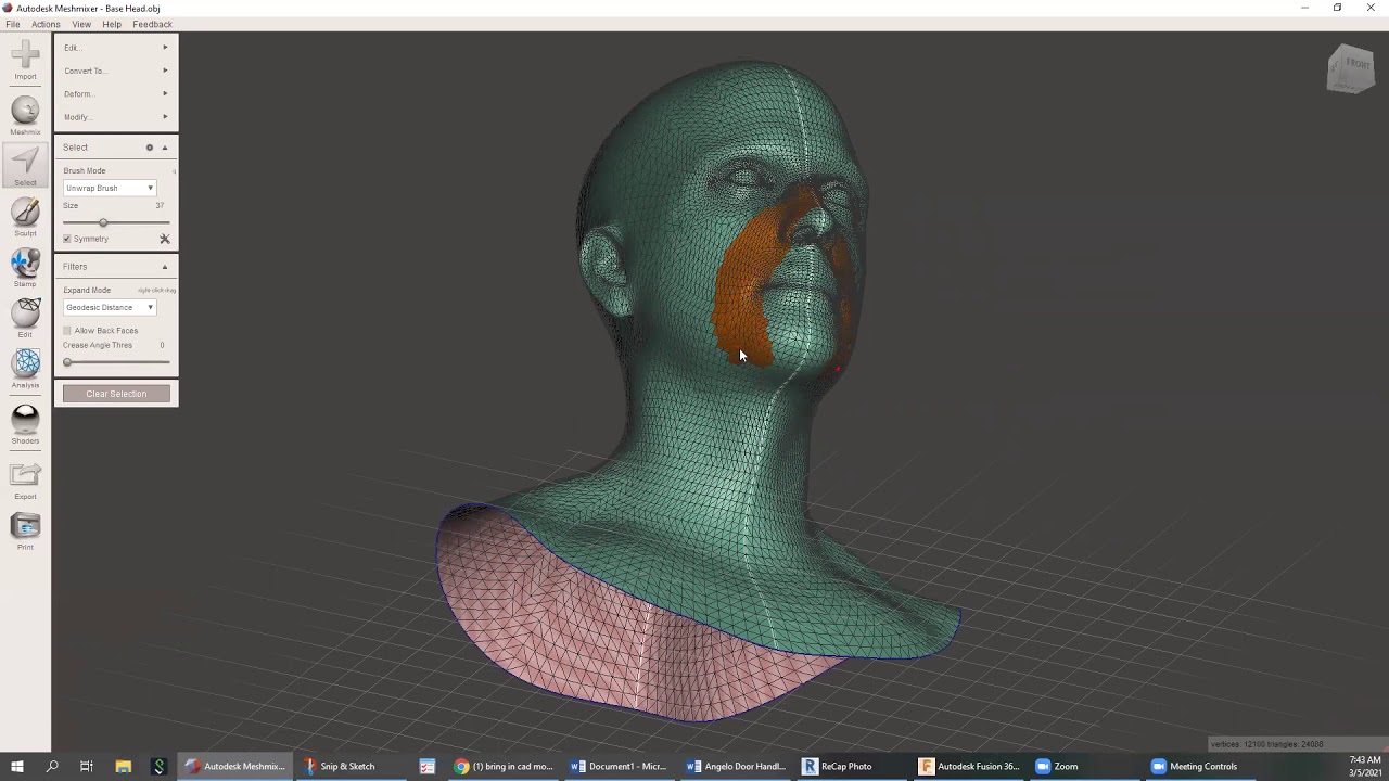 Meshmixer Mask 1