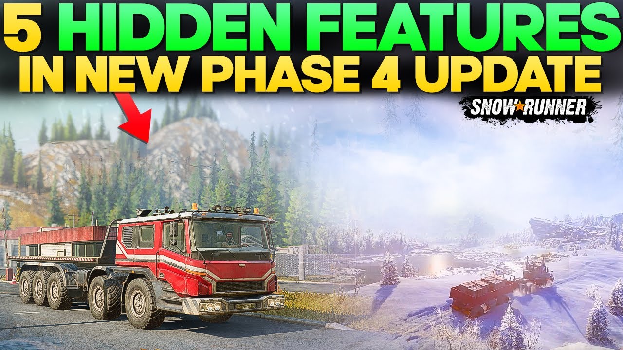 5 Hidden Feature in New Phase 4 Update SnowRunner You Need to Know