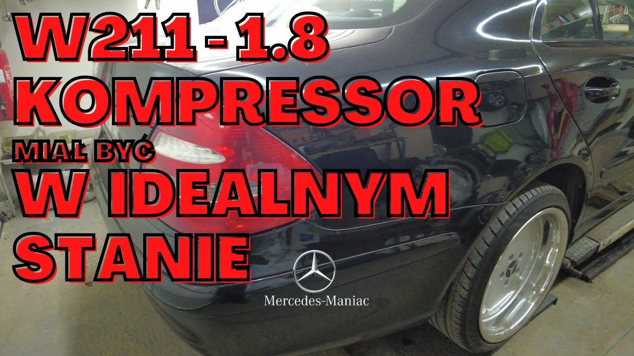W211 1.8 Kompressor M271 - drobna naprawa wcale nie taka drobna