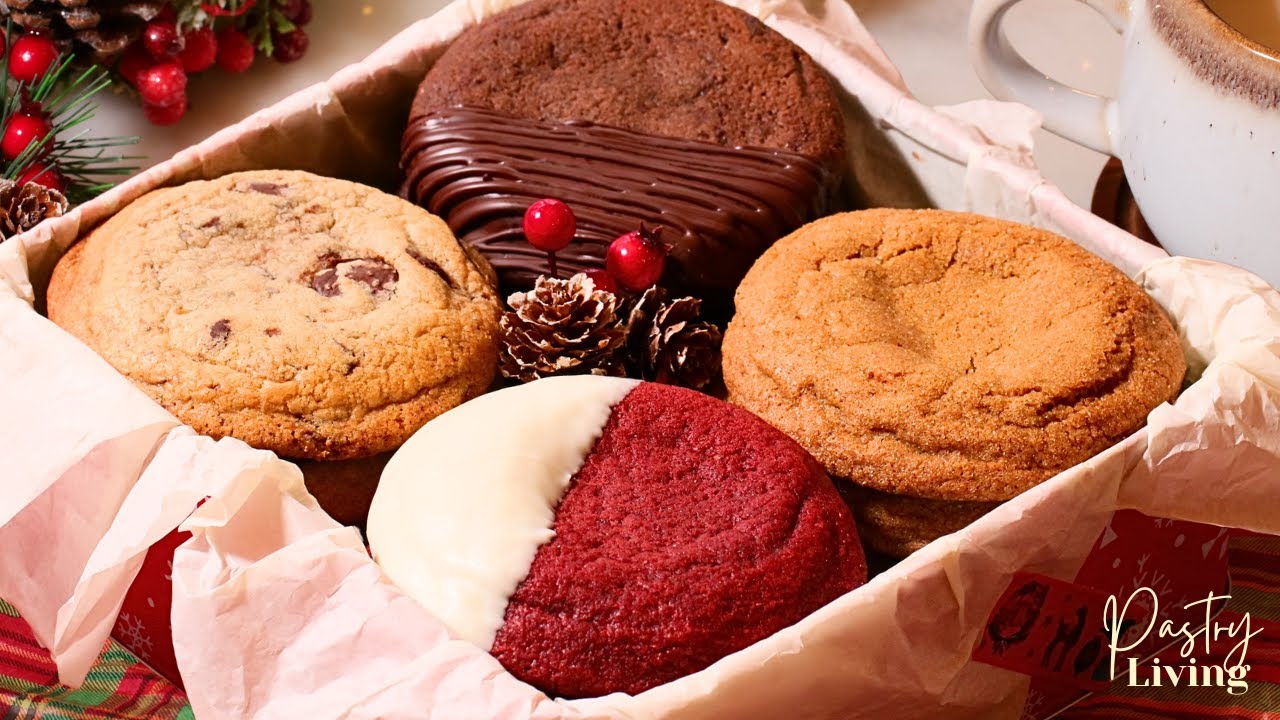 Приготовьте 4 вида мягкого и жевательного печенья из одного теста!🍪
