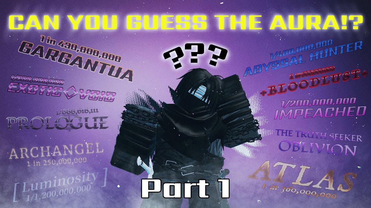 CAN YOU GUESS THE SOL'S RNG AURAS IN 60 SECONDS?