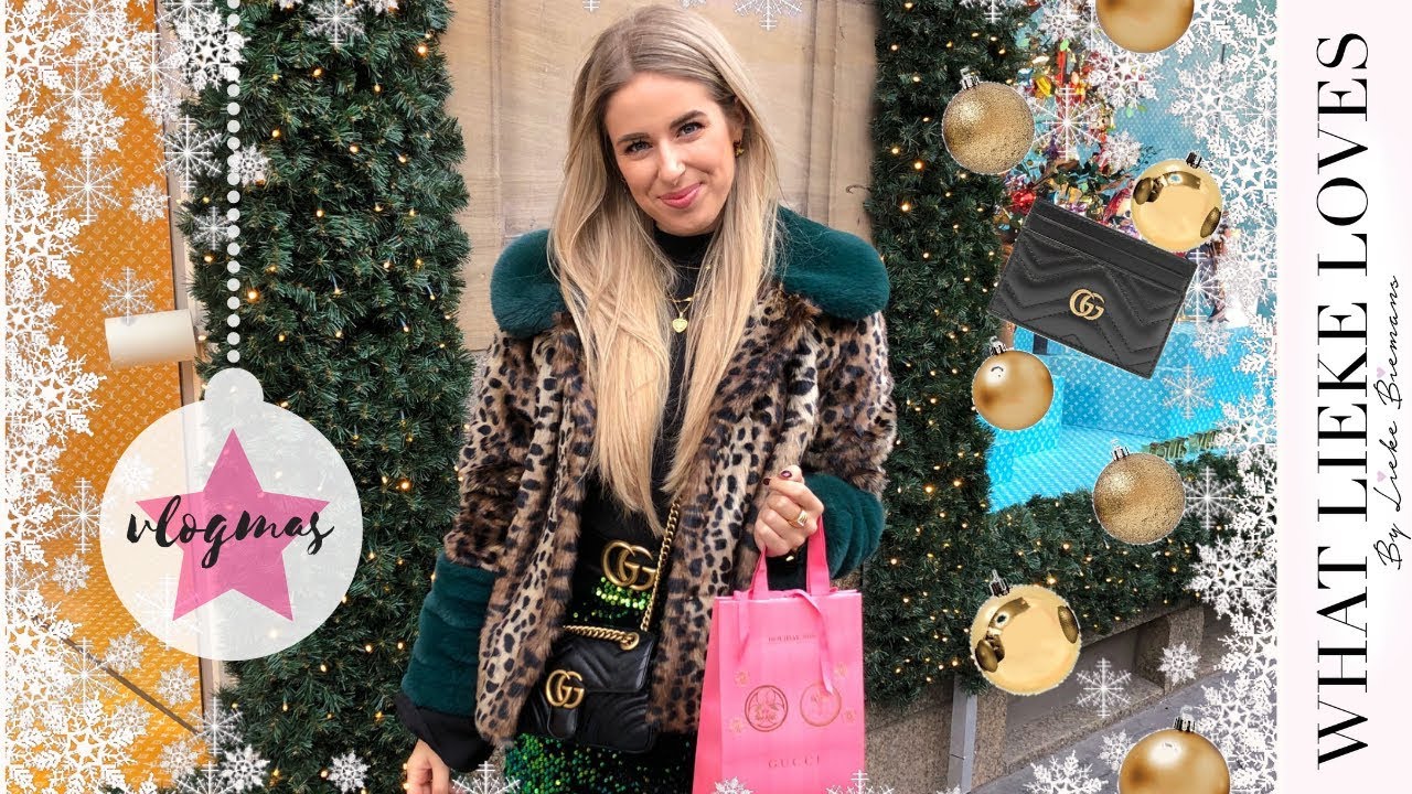 KERST SHOPPEN IN AMSTERDAM ♥ | GUCCI, ZARA, PRIMARK || VLOGMAS #6 | 2018 | Lieke Biemans