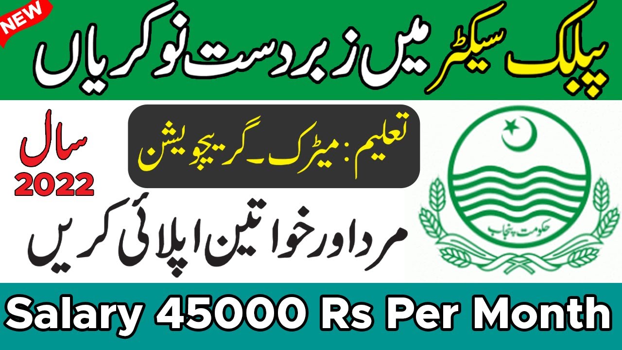 Public Sector Organization Jobs 2022 | Public Sector Organization Jobs 2021 Apply Now