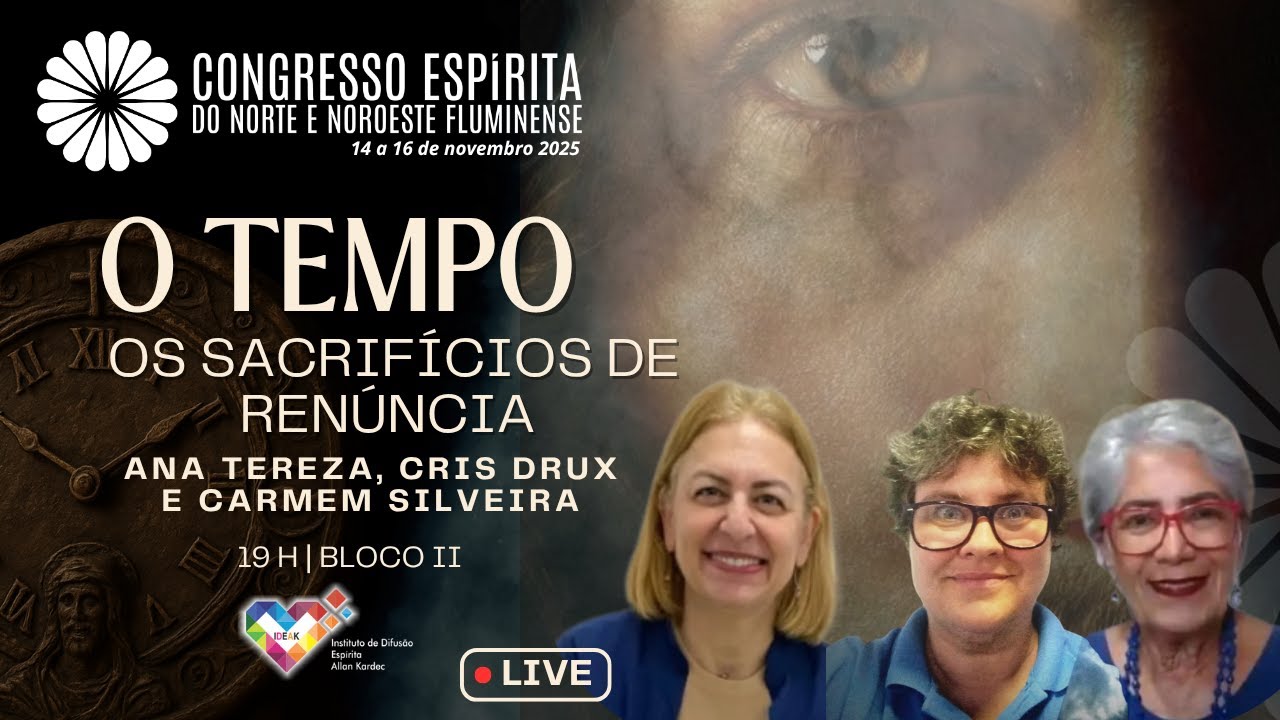 Ana Tereza, Cris Drux e Carmem Silveira Bloco II  5&deg; Congresso Esp&iacute;rita Norte Noroeste Flumiinense