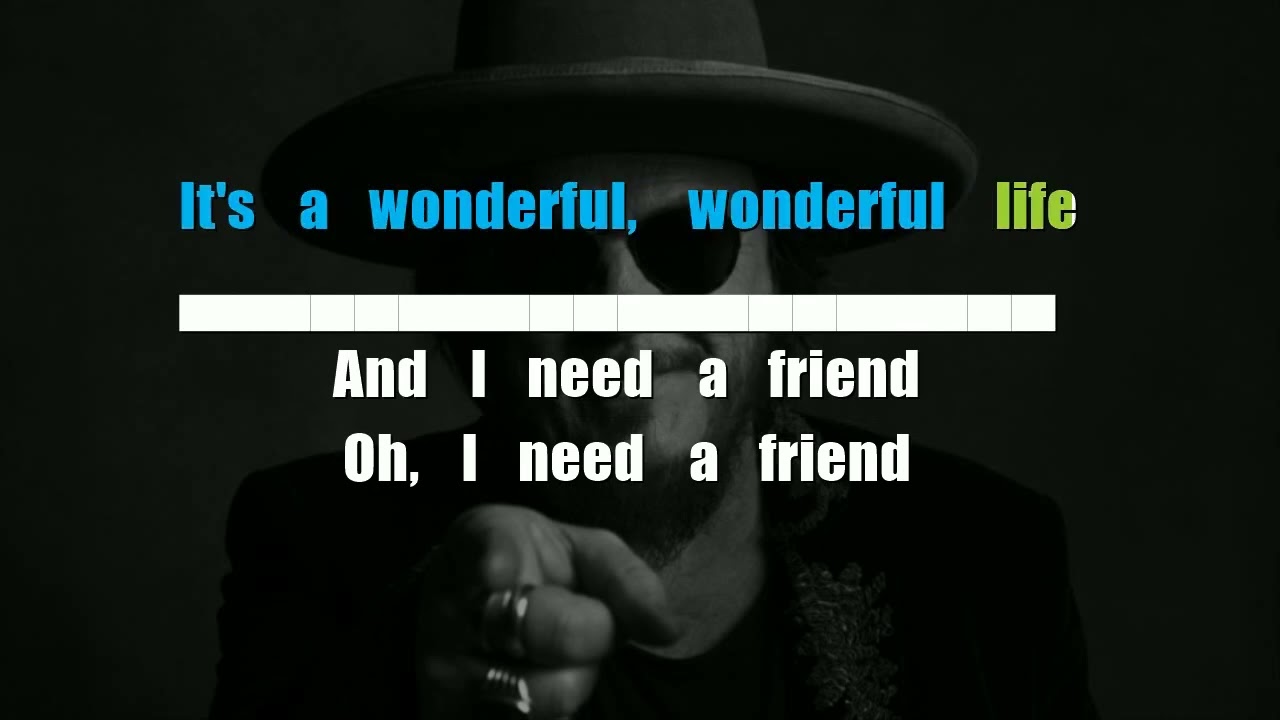 Wonderful Life di Zucchero Fornaciari - KARAOKE con cori