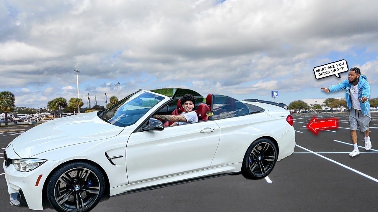 PULLING OFF IN AMVRR NEW BMW M4 & LEAVING HIM STRANDED...*Revenge Prank*
