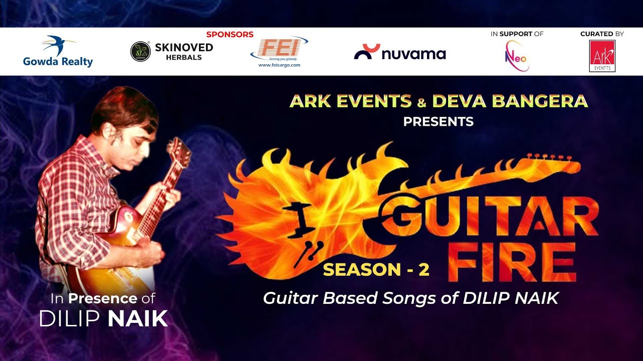 GUITAR FIRE - Season - II | DILIP NAIK | ALOK | GUL | VAIBHAV | DHANASHREE | MOHAN | ARK EVENTS |