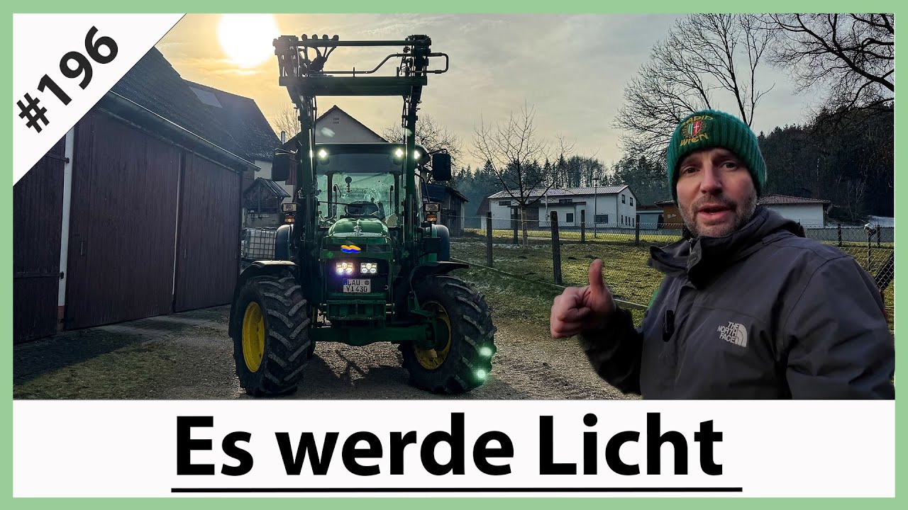 John Deere 5070M mit vollem LED Paket