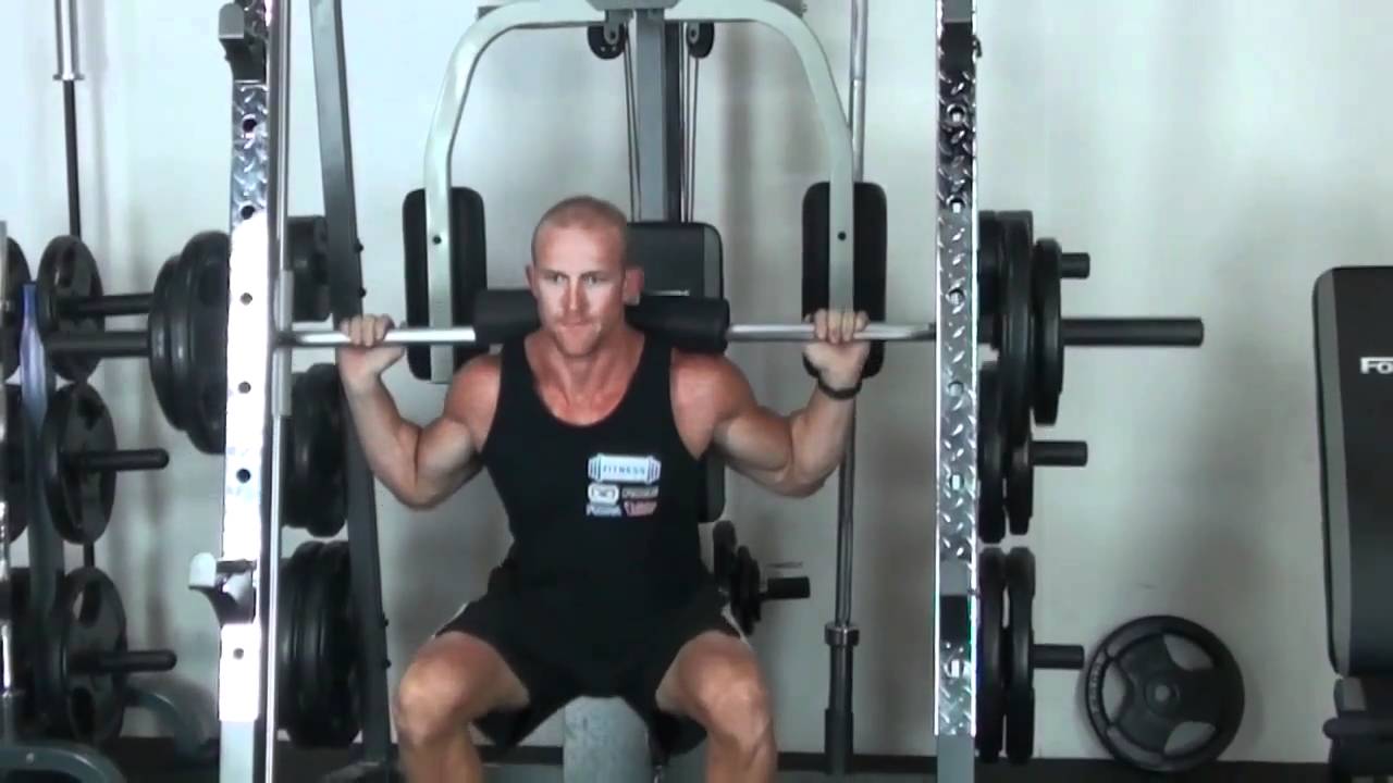 Smith Machine Exercises Part 3 F-SMC Smith Machine with Bench