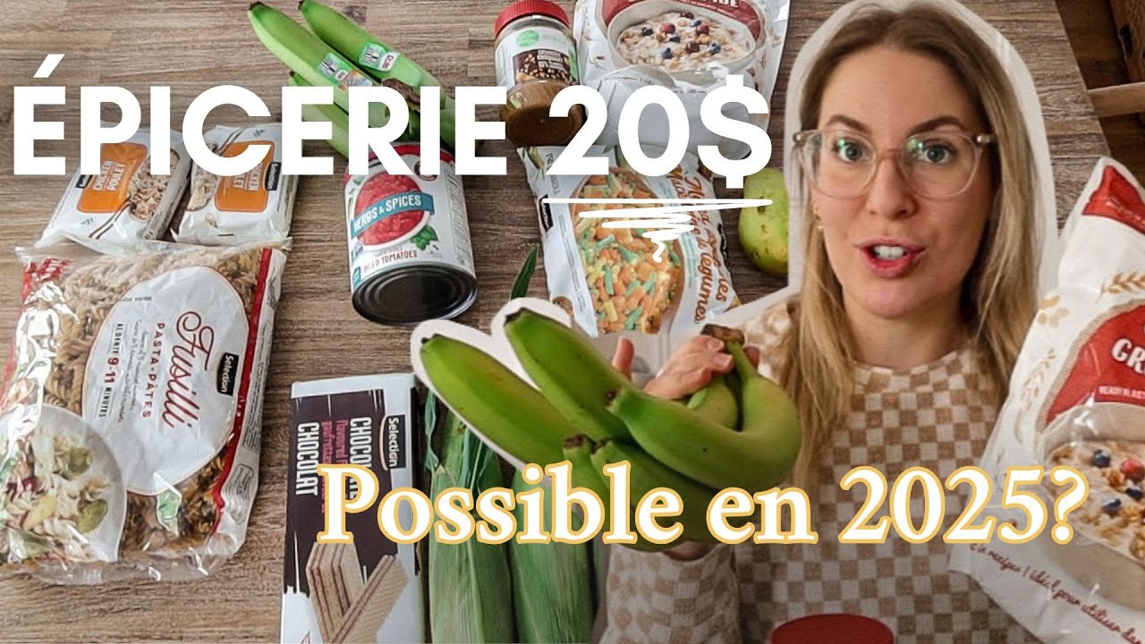 MANGER AVEC 20$/SEMAINE / Ce que j'ai acheté 🥦