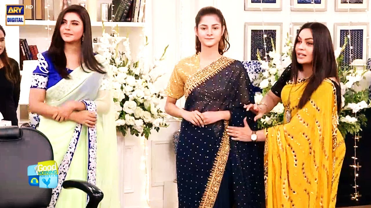 How To Wear a Saree Perfectly? #NidaYasir - Sadia Imam