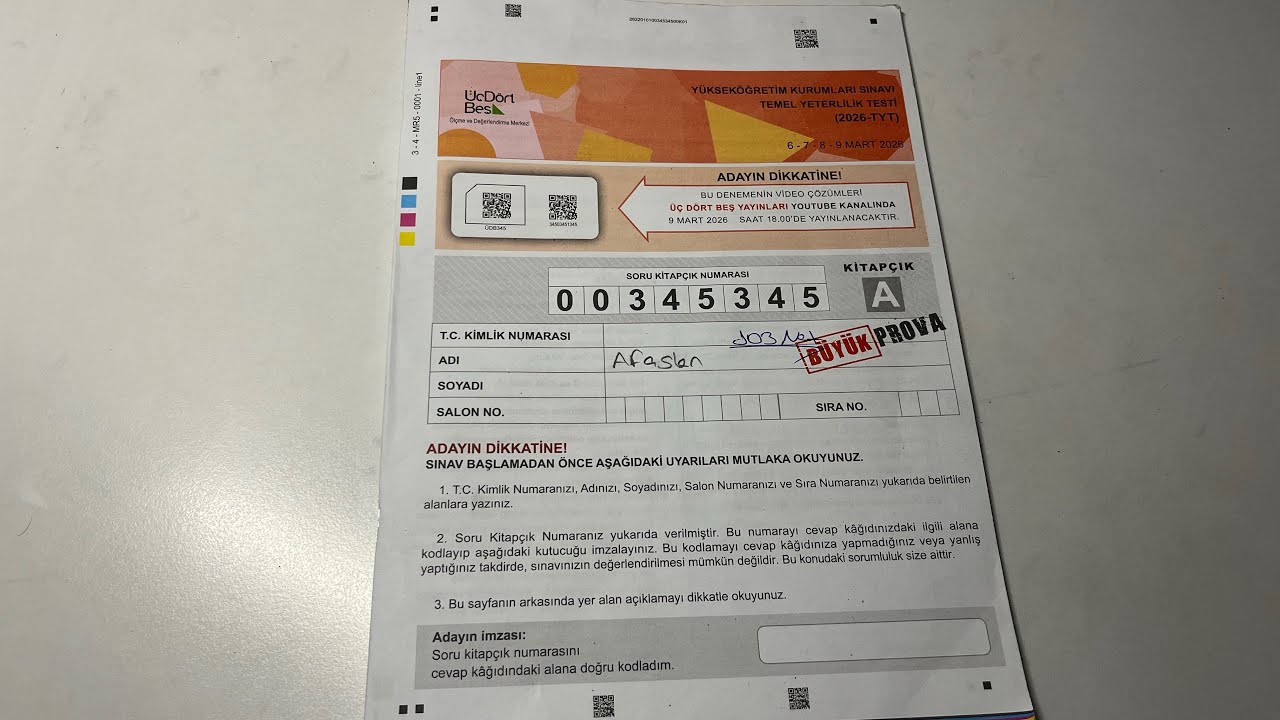 tytde denemesine kısmet cıktıysa afaslan bagdattan gelirmis (345 tg) 2 #yks26 #mezun 
