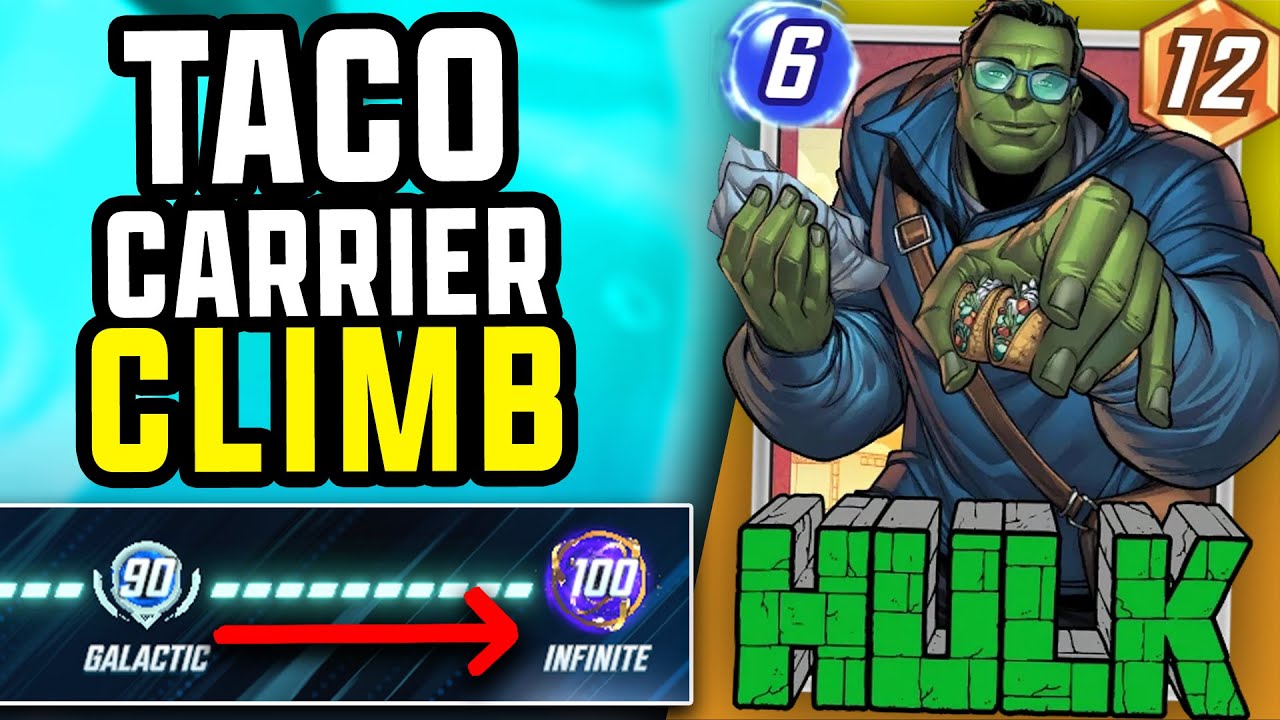 Climbing With A *NEW* Taco Carrier Deck + Going Over Balance Changes - Marvel Snap Gameplay
