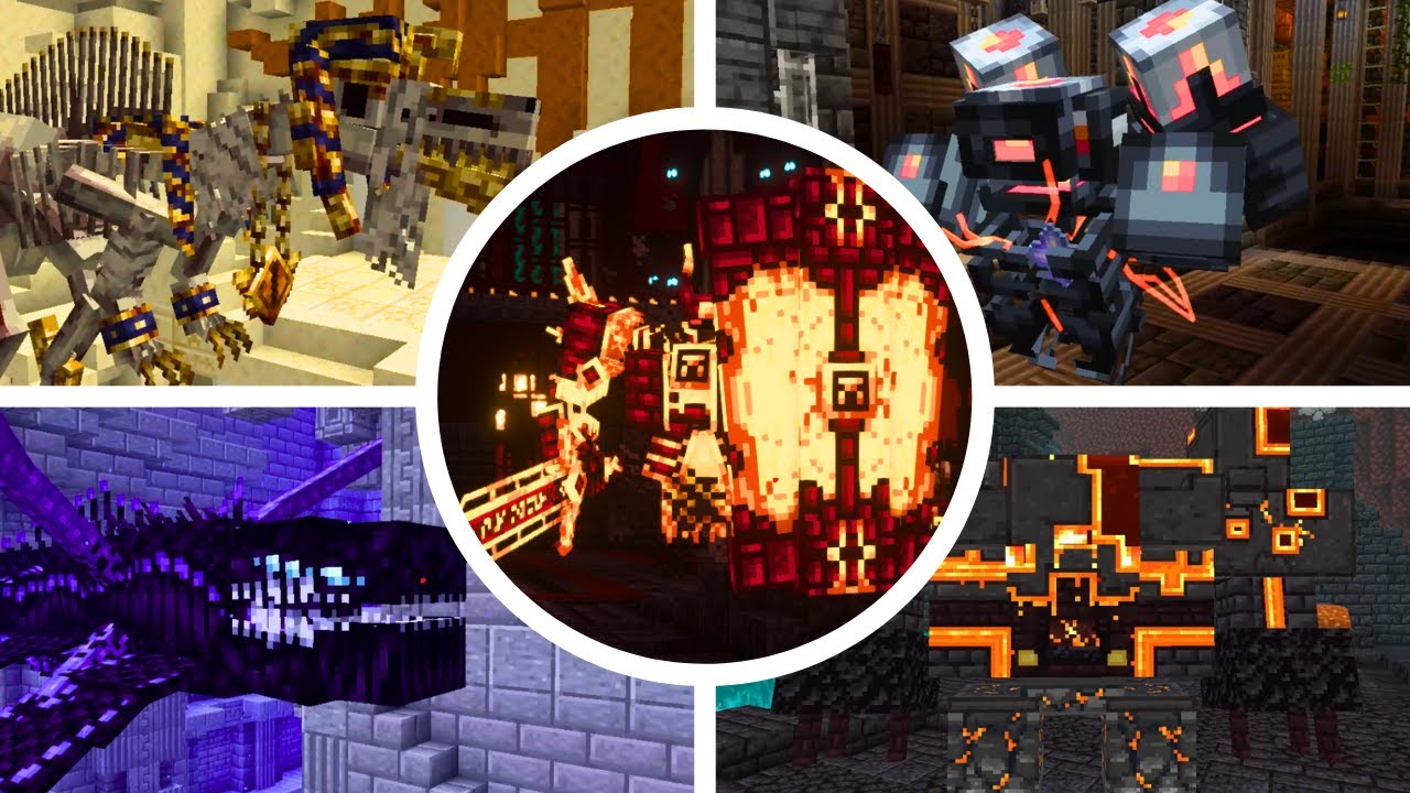 Minecraft: L_Ender's Cataclysm Mod - All Bosses/All Boss Fights