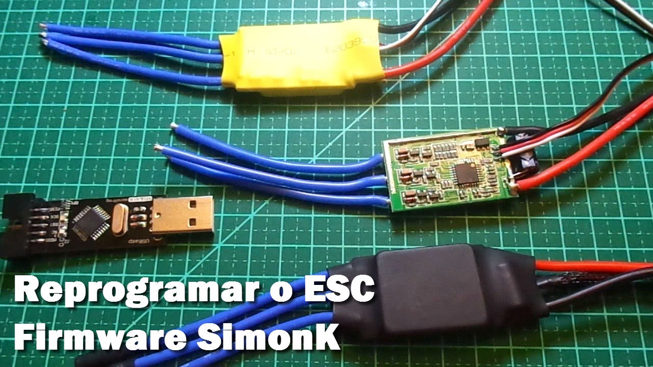 Reprogramando (Flashing) o ESC - SimonK