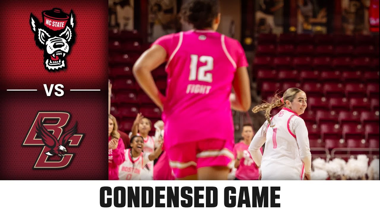 NC State vs. Boston College Condensed Game | 2025-26 ACC Women's Basketball