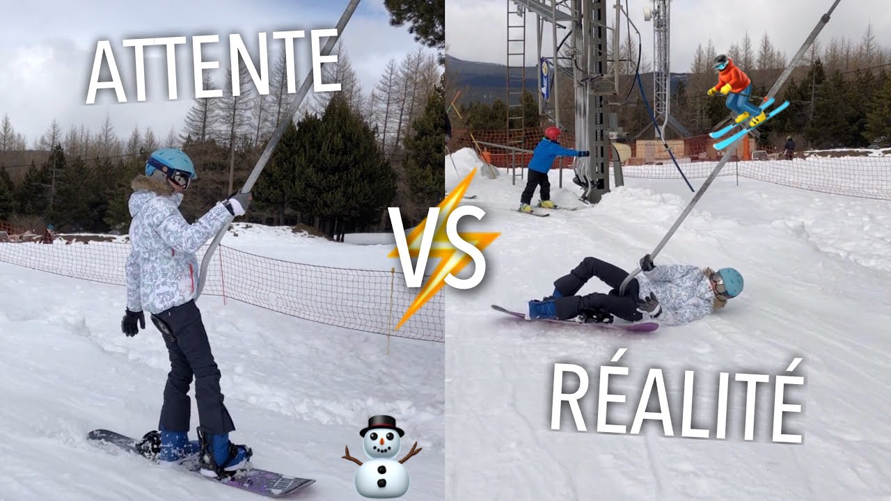 ATTENTE VS RÉALITÉ AU SKI