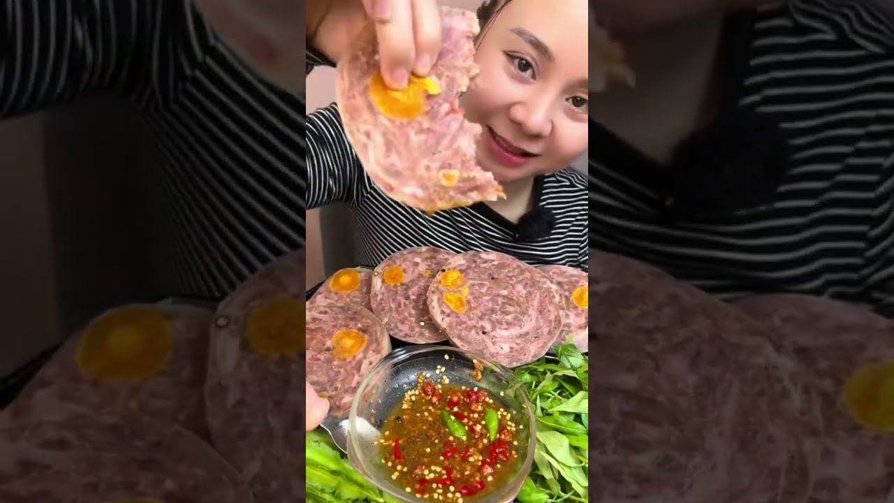 Mời mọi người Mukbang Chả Ram, Chả Giò Thủ, Nem Tảng Thanh Hóa, Chả Lụa với em nghen