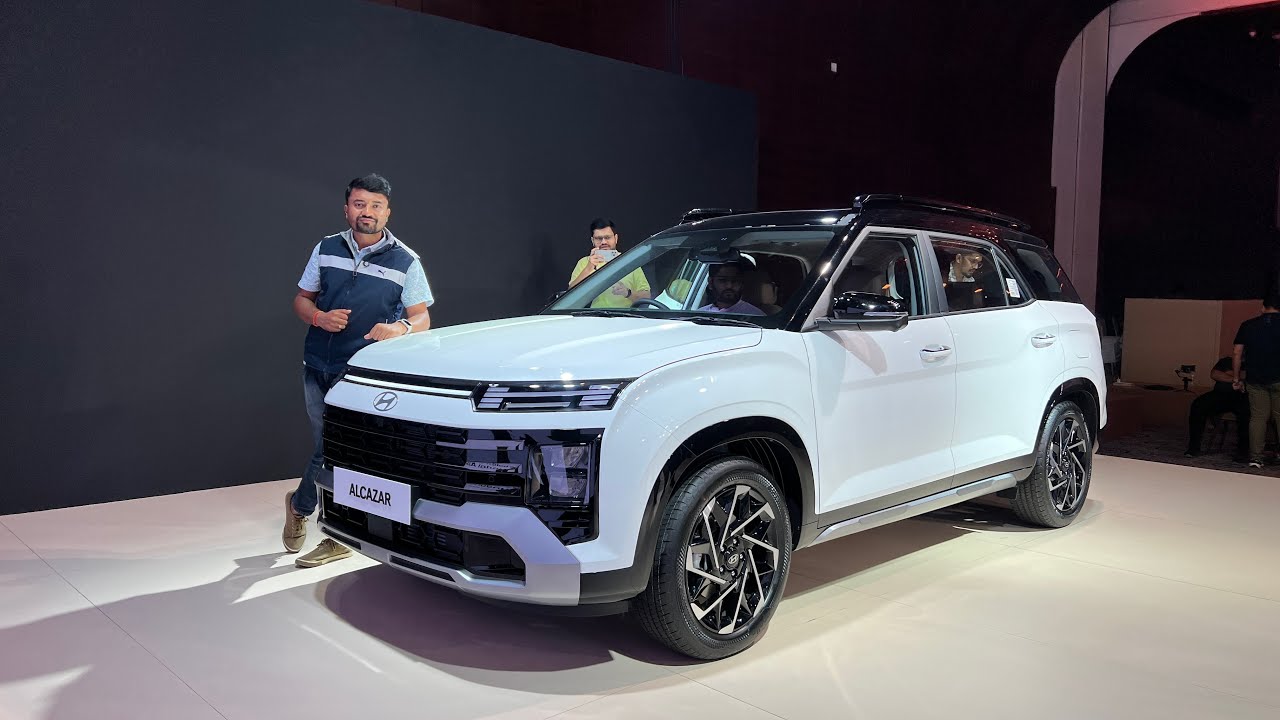 Hyundai Alcazar Facelift 2024 Perfect 7 seater Family Car marathi car news