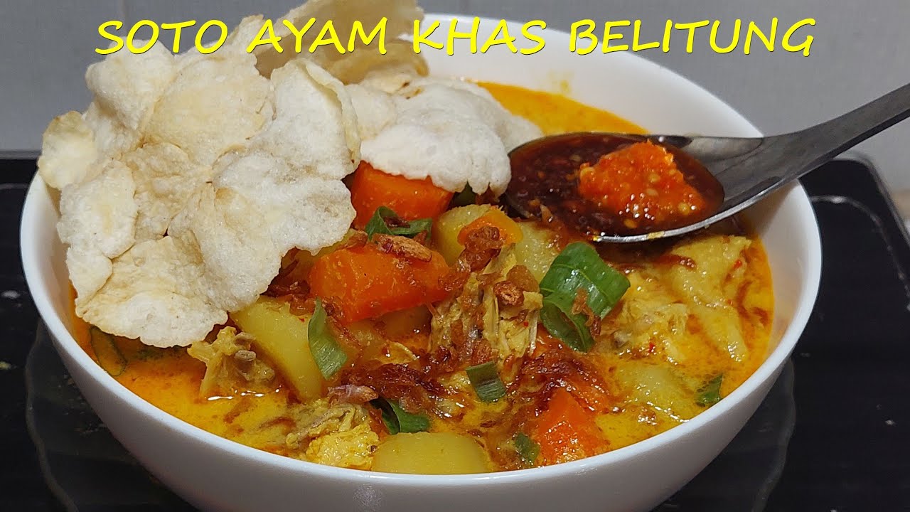 Resep Soto Ayam Kuah Santan