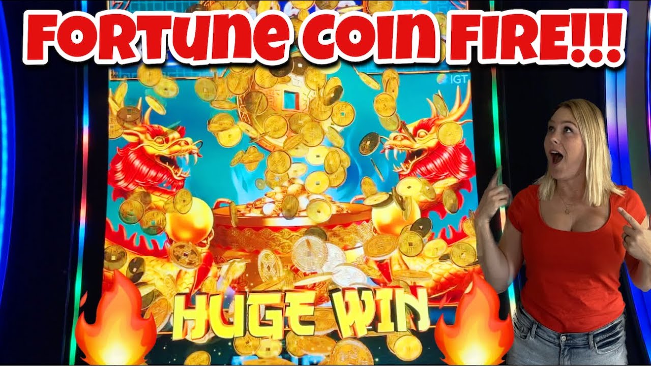 THIS SLOT WAS HOT!! Fortune Coin Slot Machine!!!