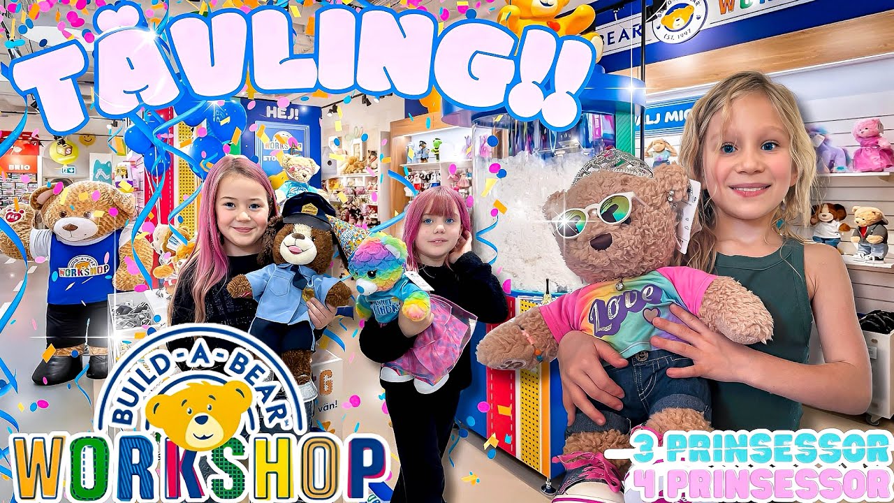 Neah & Miley tävlar ut nallar från Build a Bear🧸🎀🌈 (tävlings info i beskrivningen)🤩