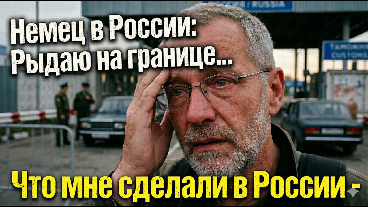 🇩🇪🇷🇺 Немец в России: Рыдаю на границе... Что со мной сделали РУССКИЕ...Шок