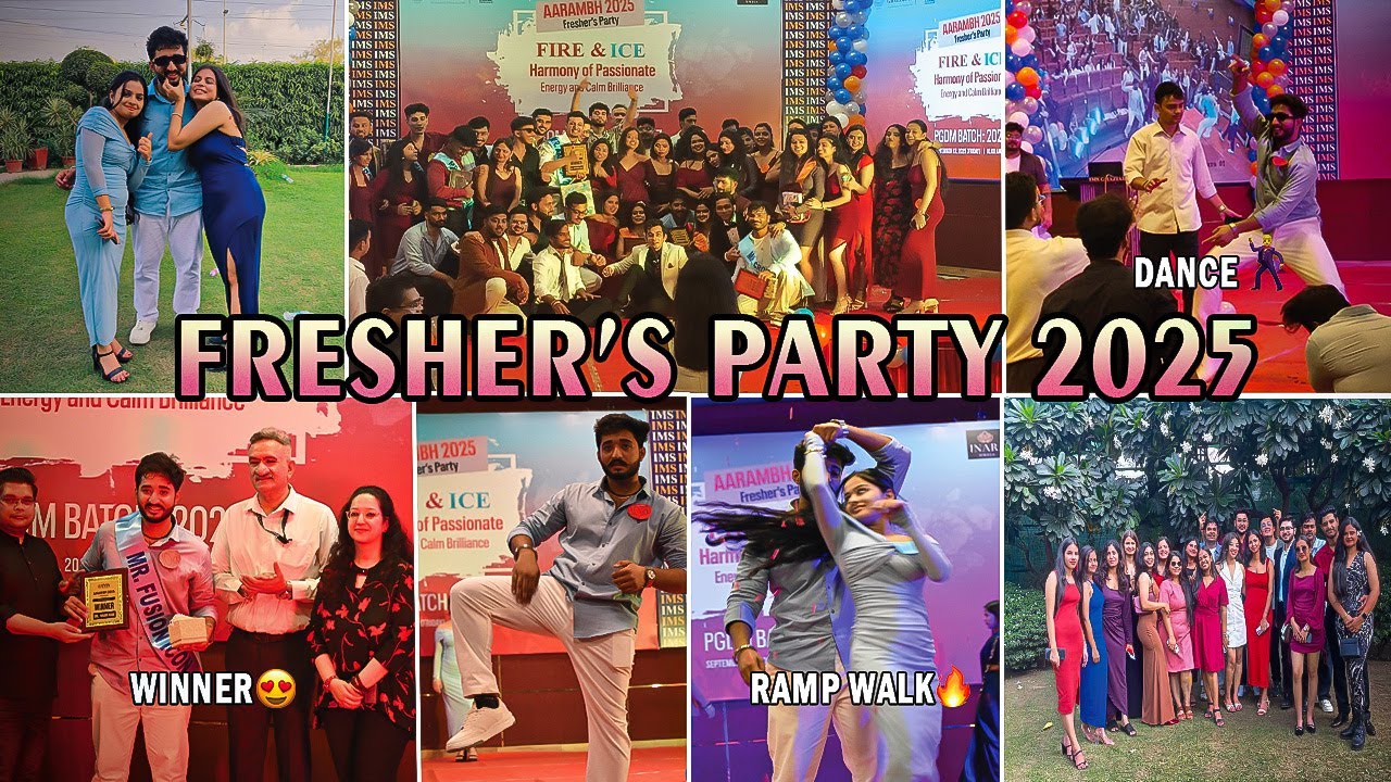 Fresher's Party 2k25 in College✨🥳😍
