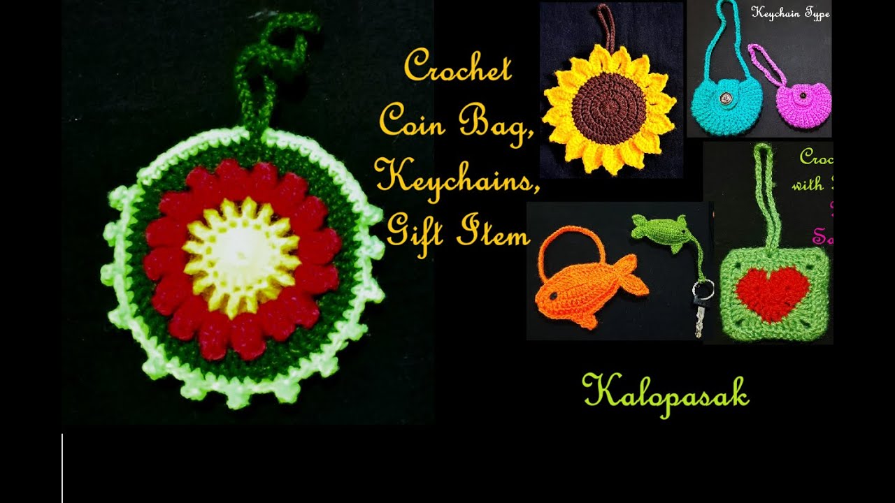 Crochet Airpad Cover, Coin Bag, Sankranti Gift,  Small Crochet Pouch, Handmade Gift Item