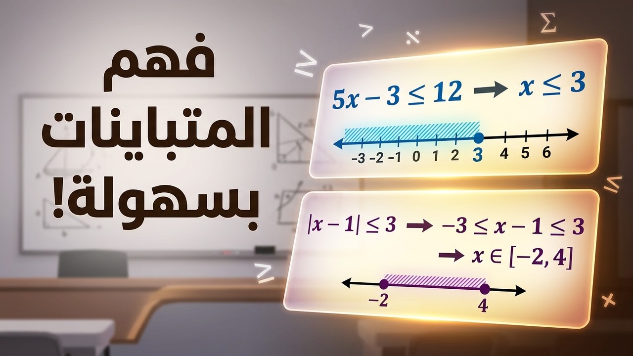 مقدمة في الرياضيات - المحاضرة الثانية -المتباينات الخطية