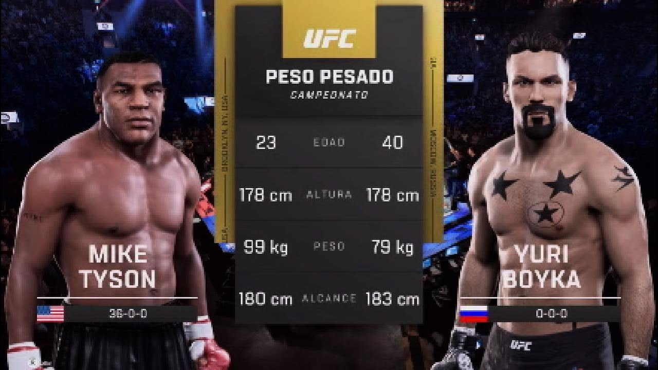 UFC 5 | Mike Tyson vs. Yuri Boyka | EA SPORTS UFC 5 Iron Mike Tyson Standing Fight