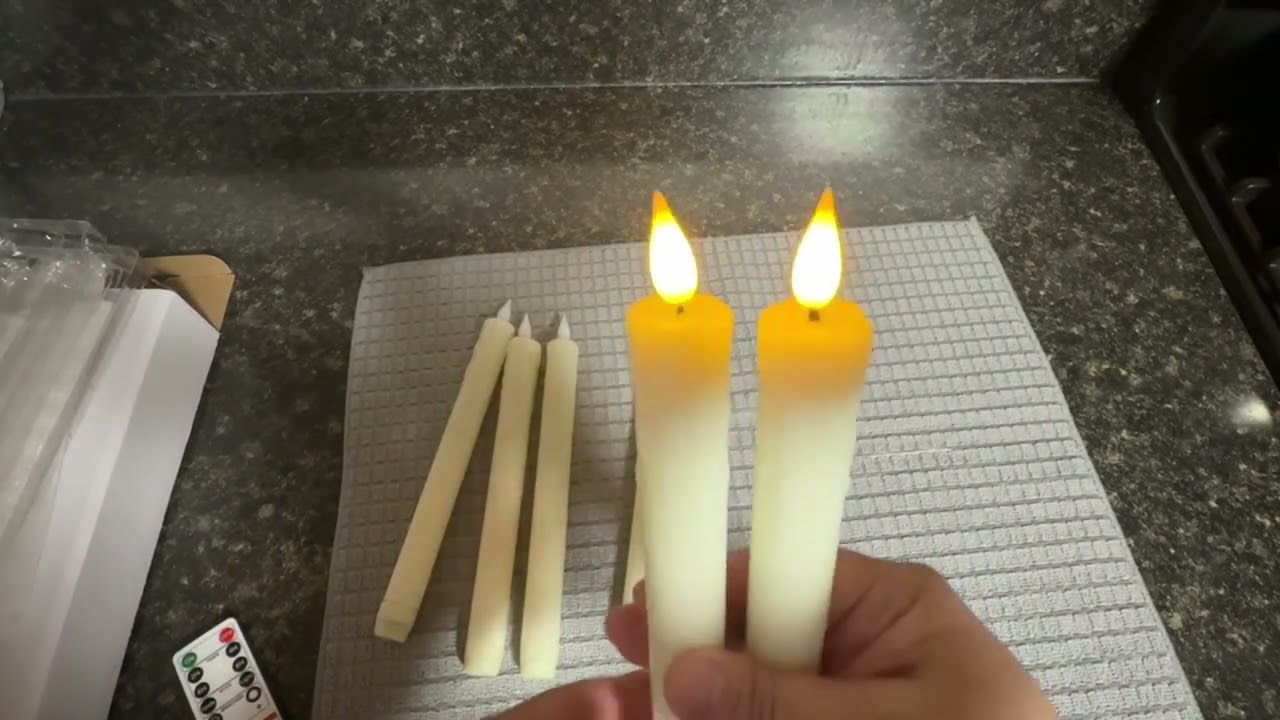 Set the mood in seconds with Real Wax LED Flameless Candles