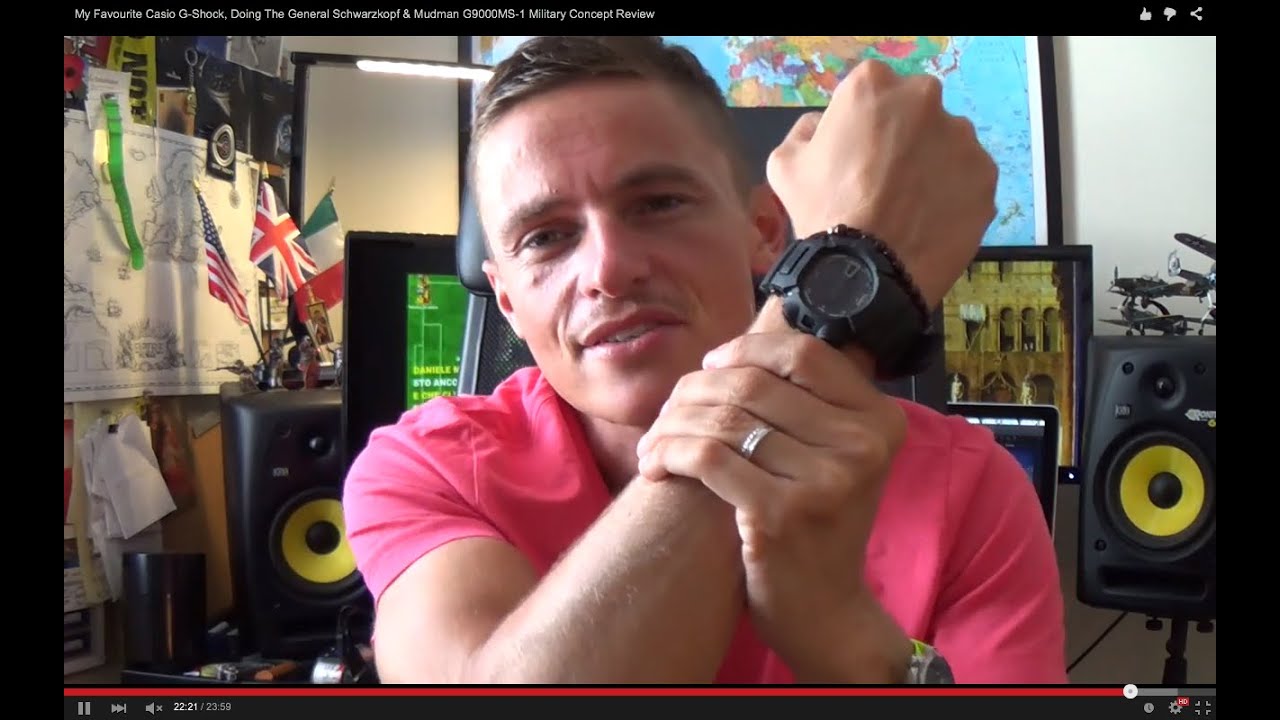 My Favourite Casio G-Shock, Doing The General Schwarzkopf & Mudman G9000MS-1 Military Concept Review