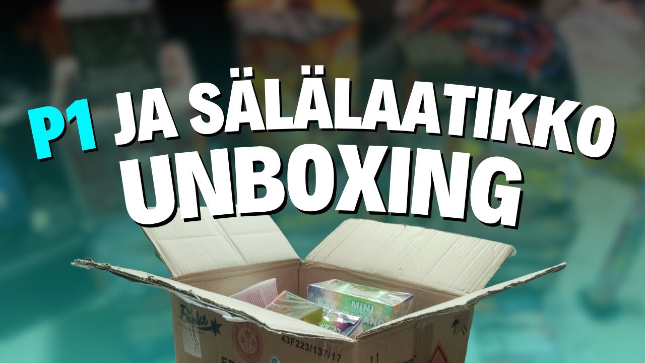 P1 JA SÄLÄLAATIKKO UNBOXING 🧨