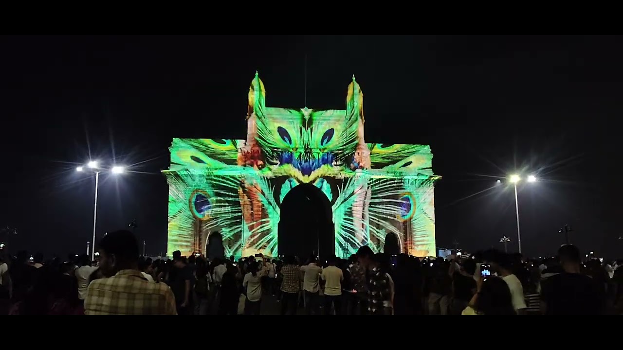 Projection Mapping Show @ Gateway of India || Projection Mapping || Light Show || Gateway of India