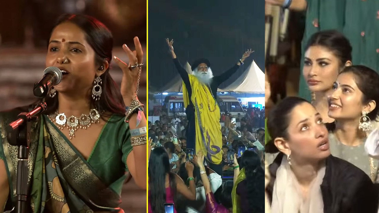 35 Mins Non-Stop Energetic Live Performance, Sadhguru Dances | #MahaShivaratri2026