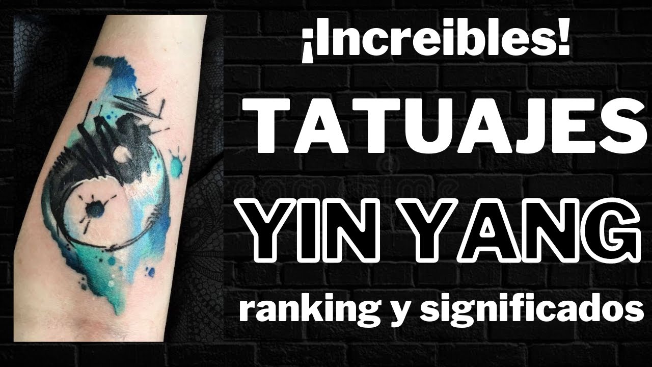 ¡Asombrosos! tatuajes del ☯️ YIN y el YANG ☯️ / Tatuajes para hombres y mujeres