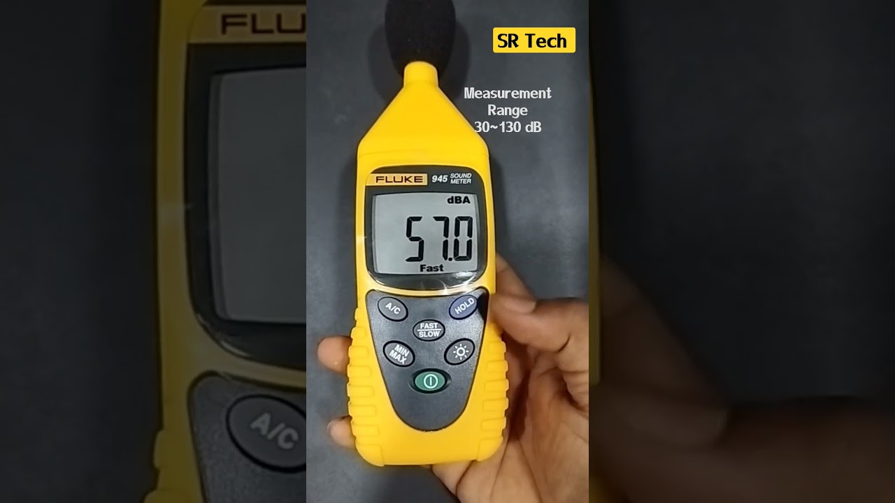 Digital sound Level meter, Fluke 945 #dbmeter . #srtech #ytshorts