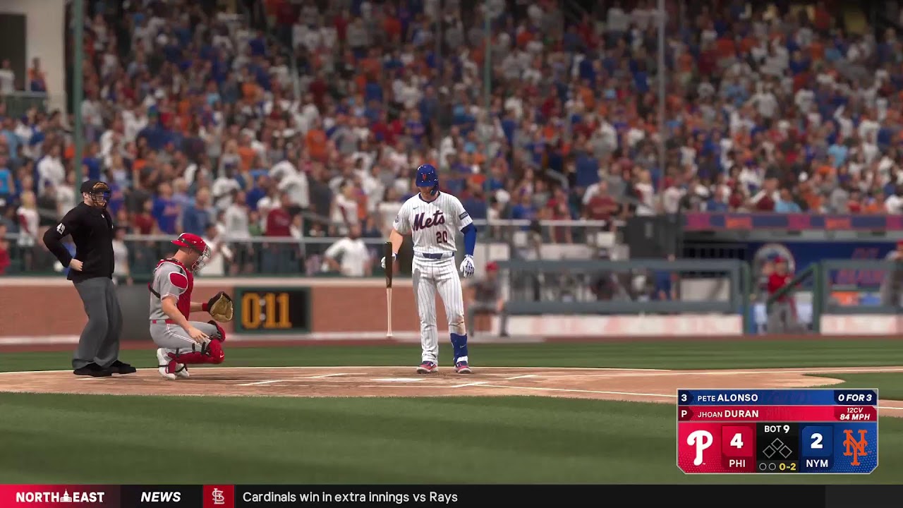 MLB 25 The Show Phillies @ Mets