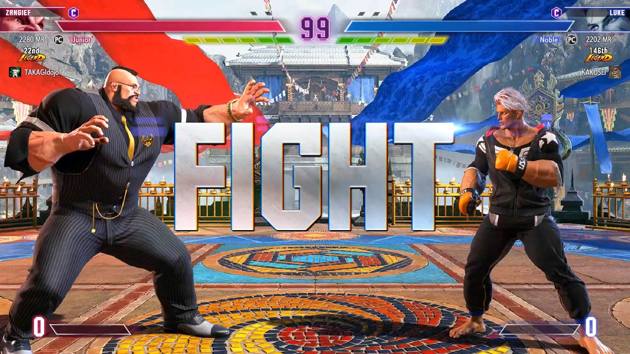 ストリートファイター6 🔥 JUNIOR (#1 ランク ザンギエフ) vs NOBLE (ルーク)🔥SF6 ハイレベルマッチ!