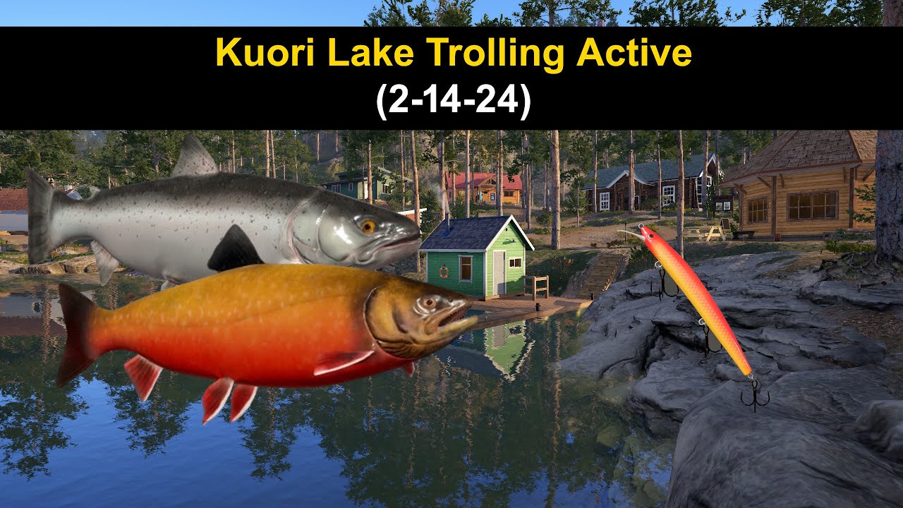 Russian Fishing 4, Kuori Lake Trolling Active, 2-14-24