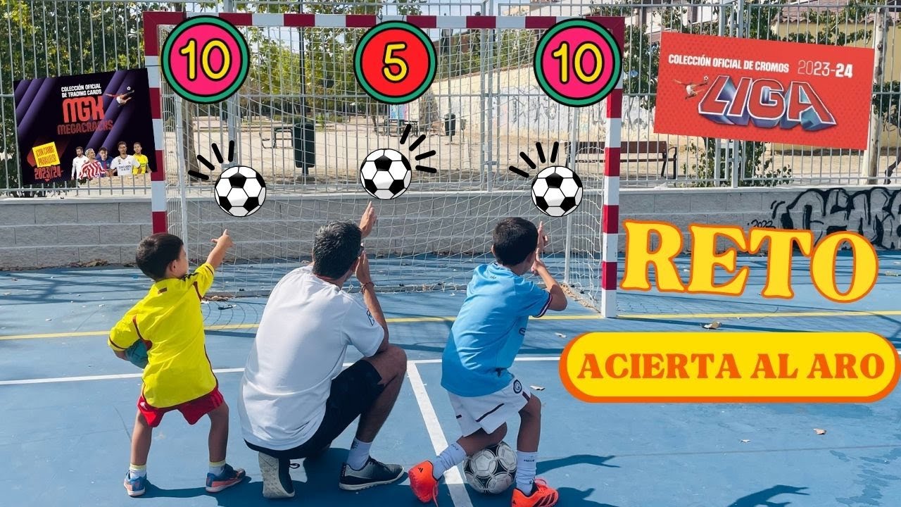 🎯RETO PORTERÍA con AROS y PREMIO DE LIGA ESTE 23/24 Y MEGACRACK!⚽️
