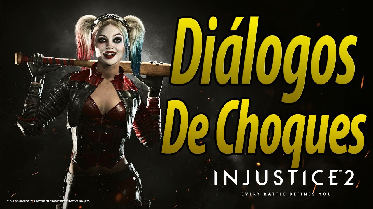 Injustice 2 | Español Latino | Diálogos de Choques | Harley Quinn | PS4 |
