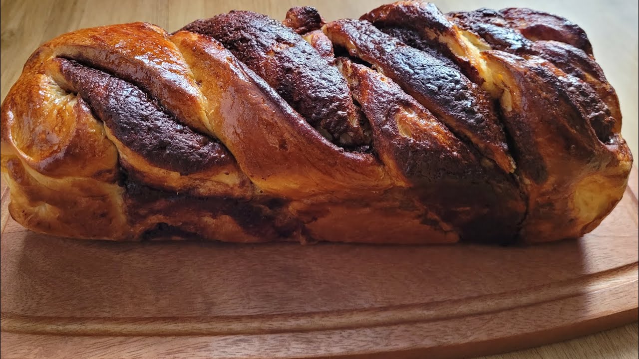 خبز البابكا babka البولندي بحشوة الشكلاتة روووووعة le babka polonaise une tuerie 🥳😋😋😋😋😋😋😋😋