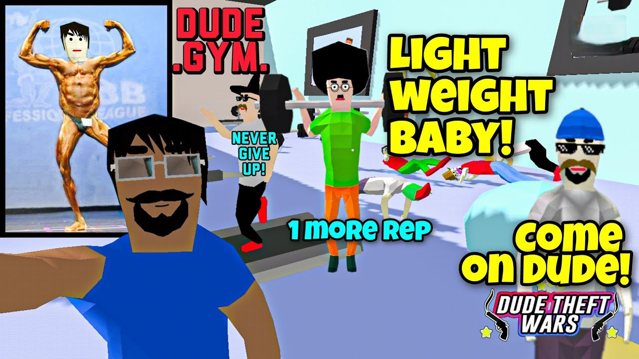 Gym in Dude Theft Wars!