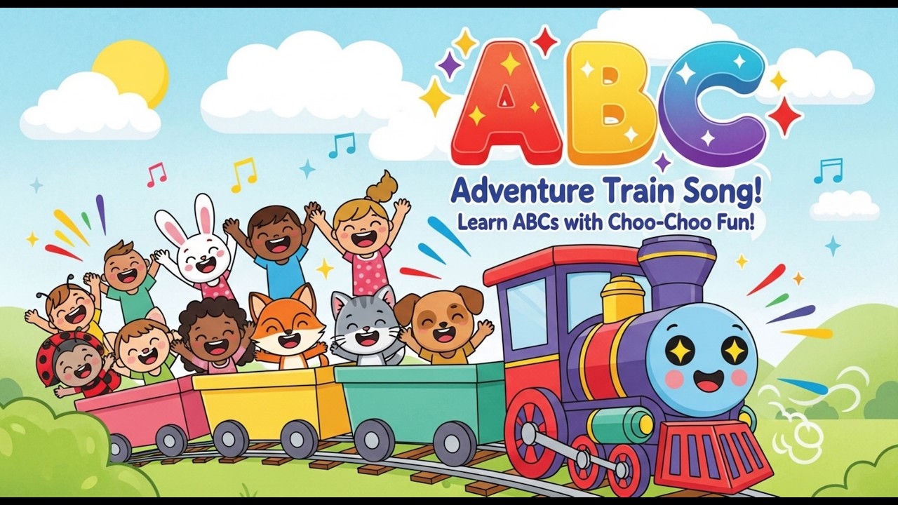 ABC Adventure Train 🚂 ABC Song for Kids | Learn Letters with Choo Choo Fun!