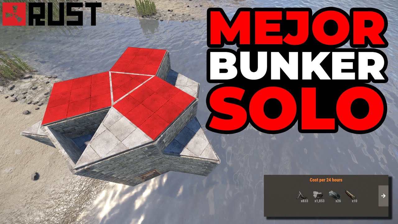 ✔️ MEJOR BUNKER SOLO PLAYER! | RUST español 🔥