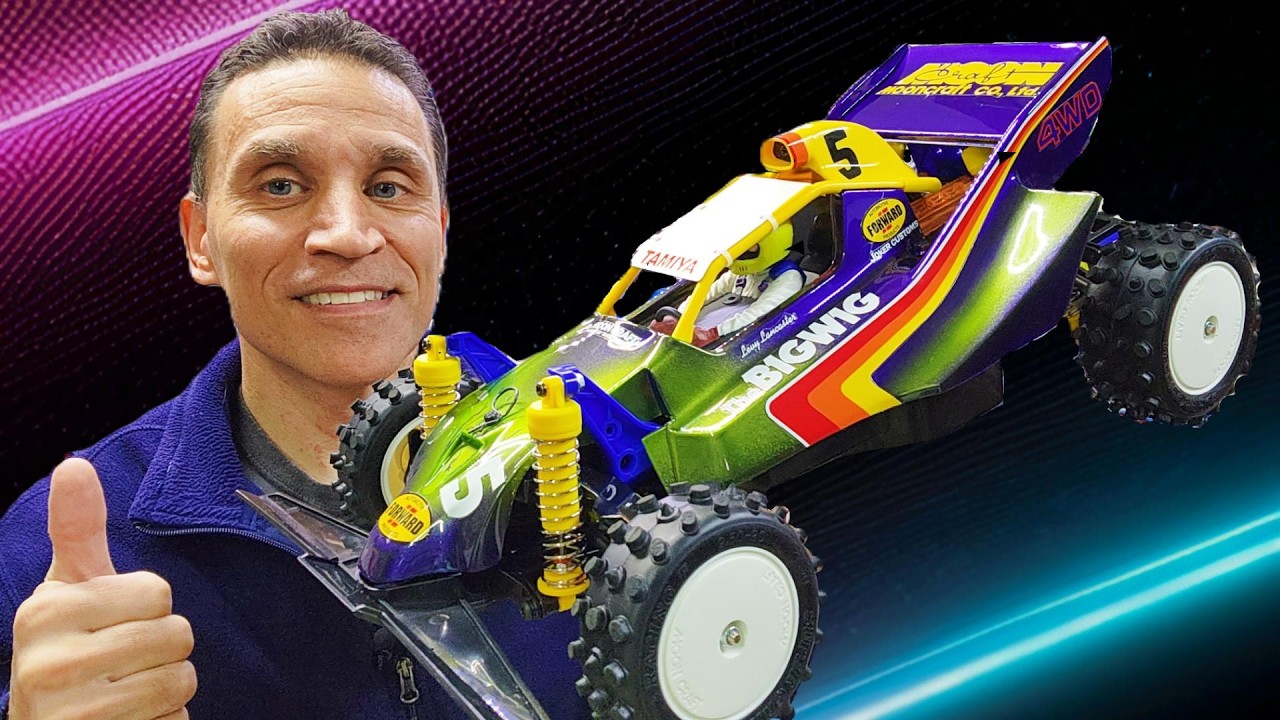 TAMIYA BIGWIG RC Car CUSTOM PAINT JOB!